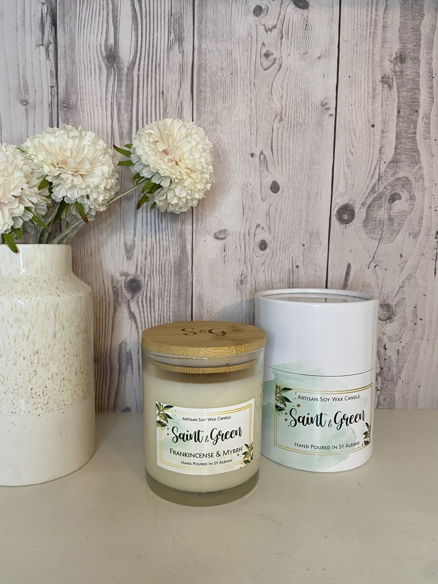 Frankincense & Myrrh Soy Wax Candle