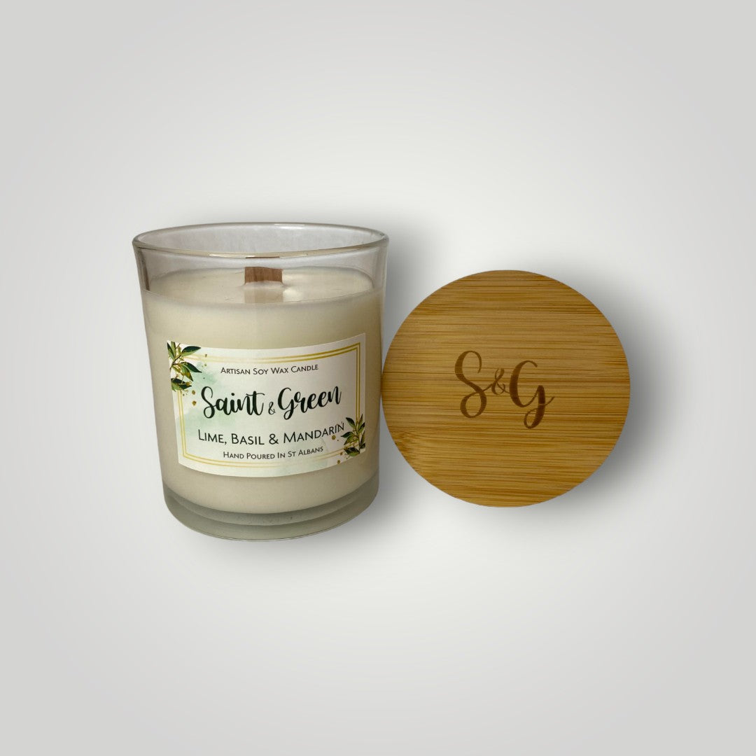 Lime Basil & Mandarin Soy Wax Candle