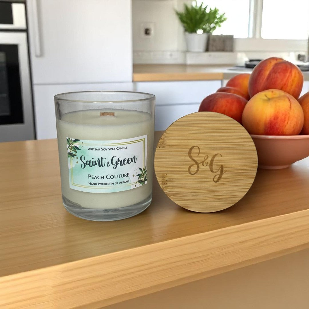 Peach Couture Soy Wax Candle