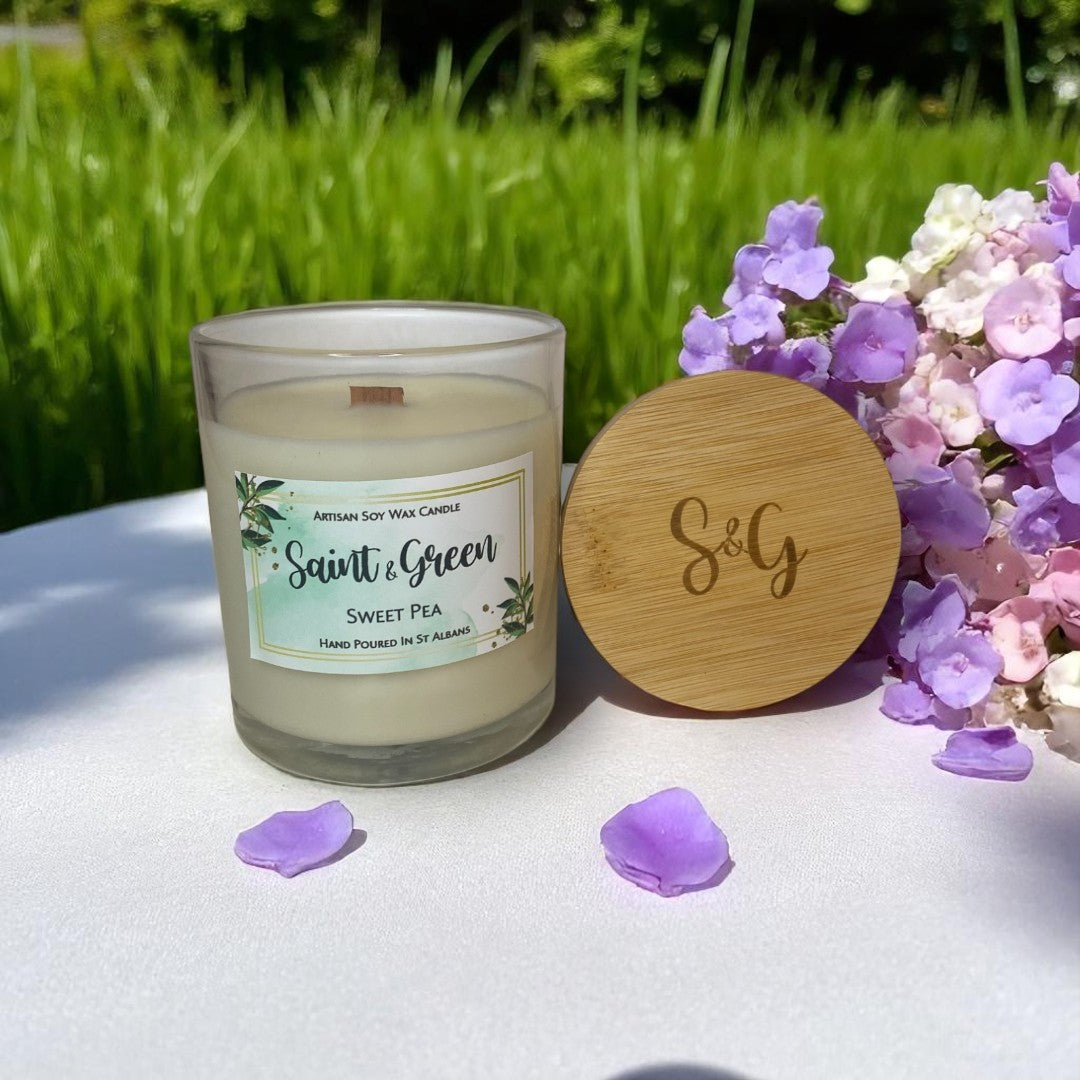 Sweet Pea Soy Wax Candle