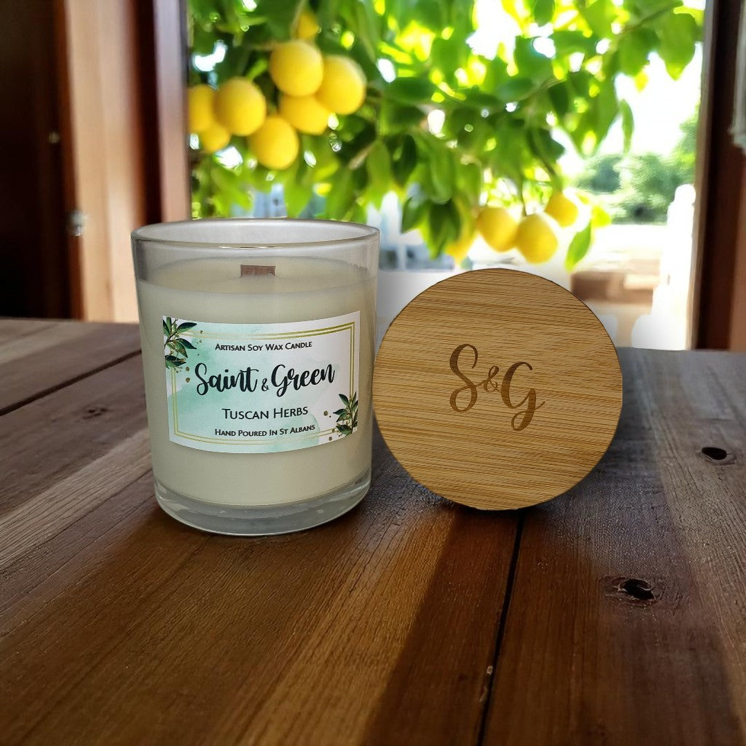 Tuscan Herbs Soy Wax Candle